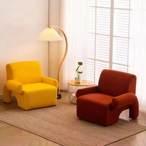 Fauteuil d'appartement style nordique personnalisé à <span class=keywords><strong>prix</strong></span> d'usine, chaise d'appoint légère, petit fauteuil de <span class=keywords><strong>salon</strong></span> individuel - Product Image 4