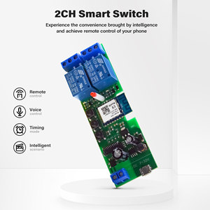 F0502 USB AC/DC 7-32V chuyển tiếp 2 kênh không dây Wifi <span class=keywords><strong>Relay</strong></span> Module 433Mhz điều khiển từ xa cho nhà thông minh tuya ứng dụng điều khiển - Product Image 6