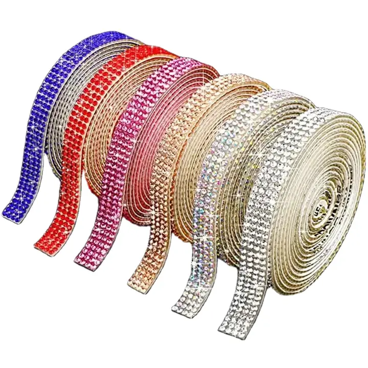 Fabriek Directe Verkoop Strass Sticker Tape Hot Fix Crystal Strass Mesh Sheet Voor Diy Cadeau/Kleding/Schoenen/Tassen