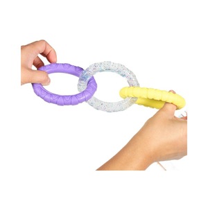 Jouets à mâcher pour chiens, anneaux de traction pour le nettoyage des dents, pour chiens de petite et moyenne taille, jouet à mâcher durable pour animaux de compagnie - Product Image 3