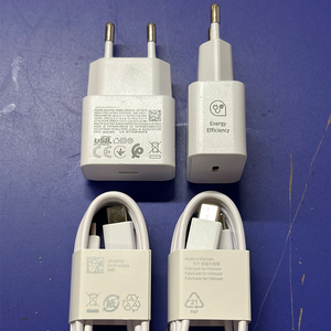 Sản phẩm trực tuyến <span class=keywords><strong>2025</strong></span> <span class=keywords><strong>USB</strong></span> C Power Adapter t2510 EU tường cắm + dn980 nhanh chóng sạc cáp du lịch Adapter Đối với Samsung S23 S24 S22 - Product Image 3