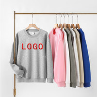 Anpassbarer Pullover aus Baumwolle mit Cut-Out-Design für den Frühling, 17 Farboptionen für individuellen Druck