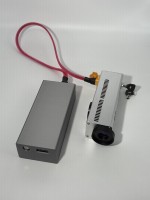 Machine de débroussaillage laser portable personnalisée en alliage d'aluminium de 260 W avec verrou de sécurité pour métaux, portée de 50 m et lentille 15x/50x