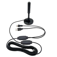 25dBi à gain élevé ventouse base magnétique d'antenne antenne VHF170 ~ 230 MHz UHF470 ~ 860MHz pour antenne de TÉLÉVISION intérieure antenne hd programme TV