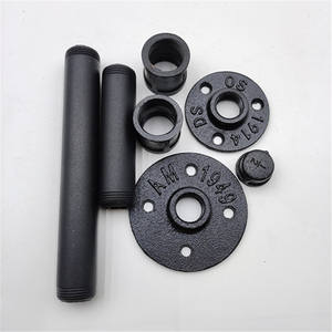 Estante de pared de tubería industrial con toallero estante flotante de madera rústica para baño, cocina o almacenamiento de entrada decoración de granja - Product Image 6