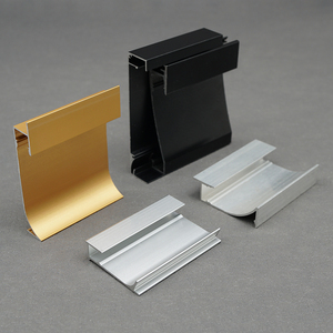 Perfiles de rodapié LED de aleación de aluminio <span class=keywords><strong>blanco</strong></span> moderno para tira de luz LED para uso en <span class=keywords><strong>apartamentos</strong></span> - Product Image 1