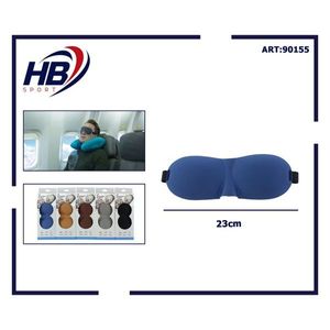 Masque pour les yeux Hb Sport 23 cm, masque de sommeil doux pour les voyages et le repos - Product Image 3