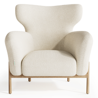 Chaise de salle à manger en bois Ravello 02 avec dossier en cannage, finition bois clair, style moderne minimaliste, assise confortable, mobilier de café
