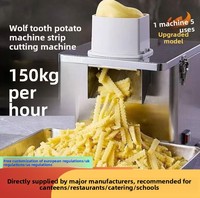 Machine à couper les légumes automatique, électrique, multifonctionnelle, pour trancher, hacher et couper en dés, équipement commercial