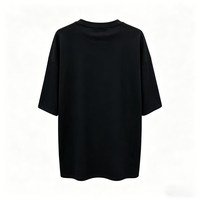 T-shirt en tricot à col rond à manches courtes pour femme, imprimé avec un logo personnalisé, de haute qualité, style streetwear, surdimensionné, 100% coton, été