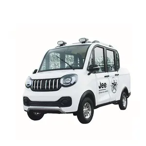 Trong kho loại mới tiện ích 4 bánh xe Trung Quốc mini điện Cargo xe mini Jeep Pickup xe tải điện với hộp hàng hóa