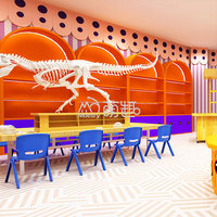 Moetry Table de dinosaures T-Rex pour activités éducatives d'archéologie des fossiles, parc d'attractions intérieur pour enfants de maternelle