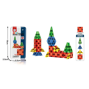 Mini Set da viaggio in plastica giocattolo per l'apprendimento educativo per bambini blocchi da costruzione gioco di prova/esperienza gratuita - Product Image 3