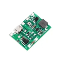 Module Boost/Buck 2A 3.7-9V vers 5V, tension réglable pour batterie Li-ion 18650, charge et décharge intégrées