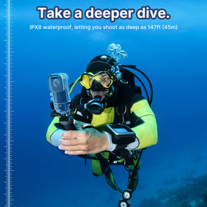 Carcasa subacuática <span class=keywords><strong>Insta</strong></span> 360 de plástico de alta calidad, estuche de buceo impermeable de 45M para <span class=keywords><strong>c</strong></span>ámara Insta360 ONE X3 - Product Image 4
