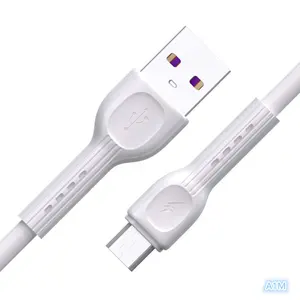 Hotriple A1M Best Seller 2A 1M PVC mikro USB Android V8 cep telefonu hızlı şarj USB veri kabloları özel toptan beyaz 50 adet