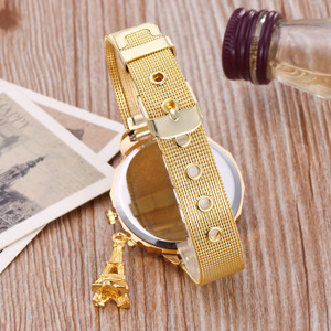 Nouveauté, vente flash, montre-bracelet à quartz pour femme, fille, avec bracelet en maille, tour Eiffel de <span class=keywords><strong>Paris</strong></span>, Relogio Feminino Relojes, cadeau - Product Image 6