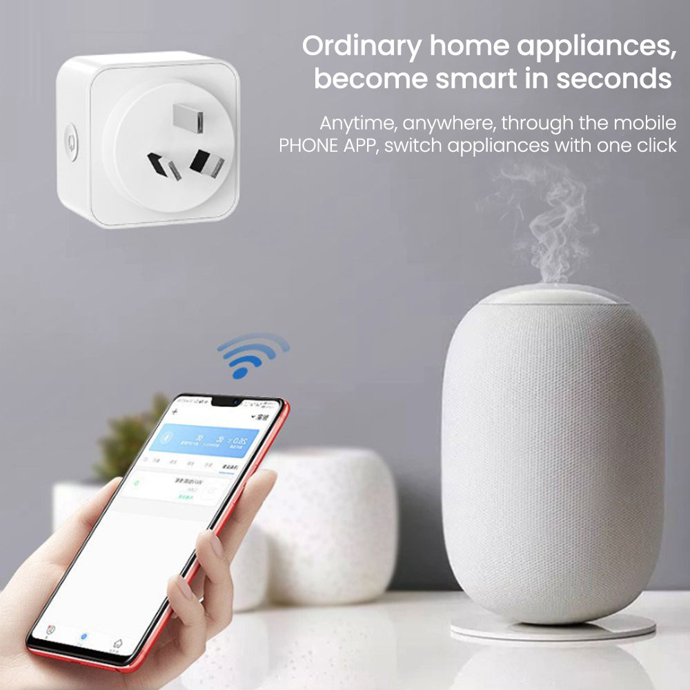 HONPNK66 16A AU Tuya Smart Socket WiFi Smartphone Voice Remote Timer Switch Standard Zigbee 3.0