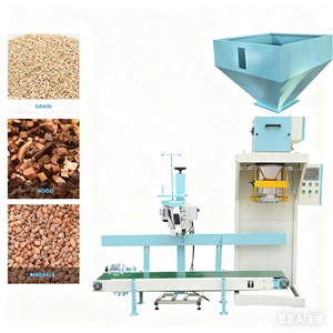 Máquina Multifuncional de Ensacado y Empaquetado de Bolsas de Boca Abierta de 5kg a 50kg para Arroz, Alimentos para Animales, Fertilizantes, Gránulos y Granos - Product Image 4