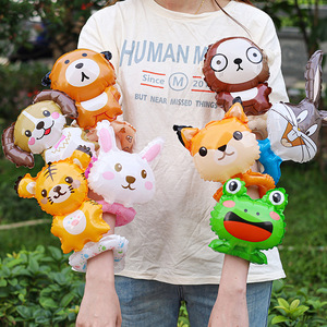 Mini <span class=keywords><strong>figura</strong></span> <span class=keywords><strong>de</strong></span> dibujos animados Animal muñeca globo oso conejo Rana zorro globos <span class=keywords><strong>de</strong></span> papel <span class=keywords><strong>de</strong></span> aluminio decoraciones para fiesta <span class=keywords><strong>de</strong></span> cumpleaños Baby Shower - Product Image 2