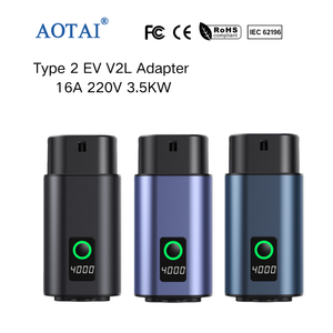 Adaptador AOTAI Tipo 2 a T13 V2L, 230V 10A 2.3kW, Cable de Descarga para Vehículos Eléctricos, Protección IP54, para Suministro de Energía de Vehículo a Carga - Product Image 5