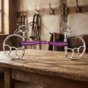 Mors de cheval Tough Tack en titane à double articulation Kimblewick, modèle TT-PTB-001, 50x50x40cm, 6 - Product Image 4