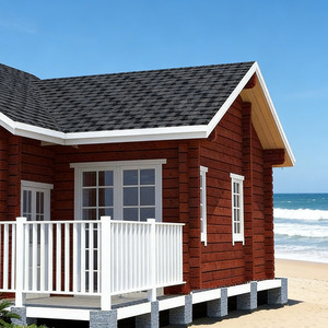 Maison en bois préfabriquée pour zone côtière, maison de plage, maison d'été à un étage, projet - Product Image 1