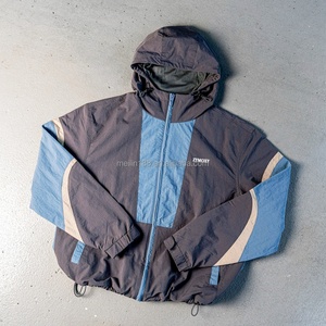 Clothing Manufacturer Custom Lightweight <b>Soft</b> <b>Shell</b> Zipper Nylon <b>Jackets</b> for Men Pullover Coat Outdoor Nylon Windbreaker <b>Jackets</b> - Product Image 1
