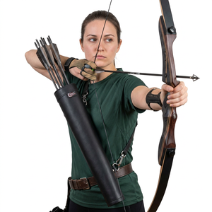 Quiver Archery OEM – Flècheira de chasse entièrement personnalisée en similicuir, longueur 43 cm - Product Image 2