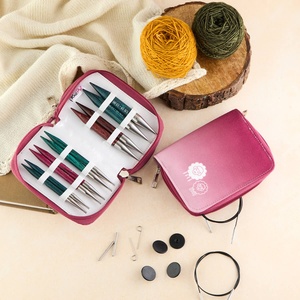 Juego de <span class=keywords><strong>Agujas</strong></span> de Tejer <span class=keywords><strong>Circulares</strong></span> Intercambiables <span class=keywords><strong>Knitpro</strong></span> Wooden Dream Z Chunky de 8.0-15.0 mm con Ganchillo - Product Image 4