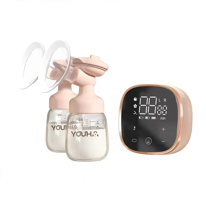 YOUHA ricaricabile 210ml PP bottiglia di latte 2200mAh batteria carica USB Touch Screen doppio tiralatte elettrico