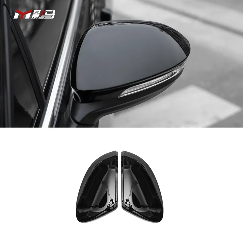 ABS espejos negros reemplazar cubierta de espejo retrovisor para VW Golf 8 MK8 2021 2022 2023 carcasa de espejo lateral Exterior
