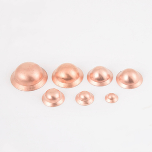 Capuchon rond en cuivre, joint d'étanchéité, bouchon, accessoires de <span class=keywords><strong>climatisation</strong></span> et de réfrigération, pièces et fournitures, capuchon de tube 1/4 3/8 1/2 - Product Image 4