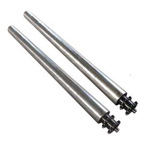 Конвейерный привод двойной звездочки из нержавеющей стали приводные конусные ролики Пружинные оцинкованные универсальные гравитационные конвейерные ролики - Product Image 3