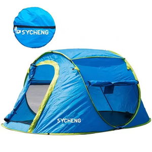 เต็นท์ตั้งแคมป์4คนเต็นท์กางอัตโนมัติแบบพกพาพับได้สำหรับแคมป์กลางแจ้ง - Product Image 6