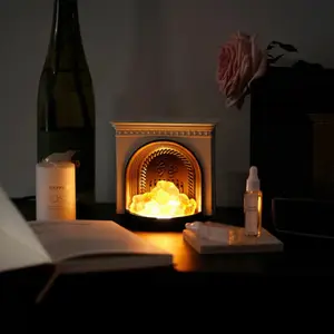 Fireless Aromatherapy Lamp Crystal Aromatherapy Essential Oil Fragrance Diffuser Home Decoration Atmosphere Table Lamp