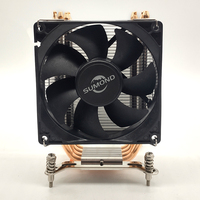 Ventilateur de refroidissement pour ordinateur AVC Gaming 1151 1155 AMD PC Refroidissement 12e génération 90 mm AMD 4 caloducs en cuivre aluminium Refroidisseur de processeur