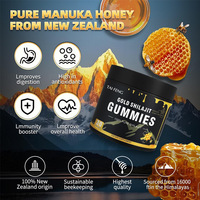 Gummies de Shilajit Or Pur avec Miel de Manuka – Complément Alimentaire Naturel pour l'Énergie et la Vitalité Quotidiennes des Adultes – 30 Gummies