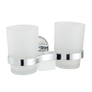 <span class=keywords><strong>Porte</strong></span>-gobelet double chromé classique moderne et écologique <span class=keywords><strong>Porte</strong></span>-<span class=keywords><strong>brosse</strong></span> <span class=keywords><strong>à</strong></span> dents <span class=keywords><strong>mural</strong></span> en acier inoxydable pour salle de bain ou hôtel - Product Image 1