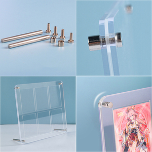 Wholesale Factory Price <strong>Custom</strong> Size A1 A2 <strong>A3</strong> <strong>A4</strong> <strong>A5</strong> <strong>A6</strong> Game Card Picture <strong>Frames</strong> Poster Metal Crystal <strong>Acrylic</strong> Glass Photo <strong>Frame</strong> - Product Image 5