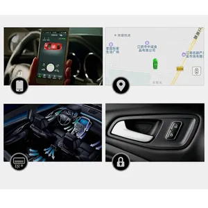 Cho MITSUBISHI PAJERO Keyless bắt đầu Hệ thống thông minh một-key bắt đầu thiết bị V97 v87 mô hình điều khiển từ xa điện thoại di động nhập bắt đầu - Product Image 2