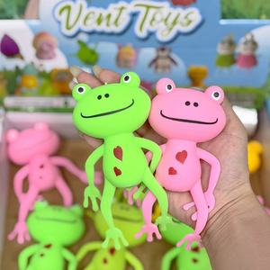 Jouet grenouille à longues pattes en TPR, extensible et compressible, jouet anti-stress en plastique souple, vente en gros - Product Image 3