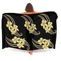 Nuevo Pareo Personalizado con Estampado 100% Poliéster para Mujer, Traje de Baño, Cubrebañador Ligero de Gasa, Vestido de Playa, Bikini, Lavalava