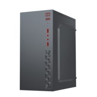 Boîtier d'ordinateur Micro ATX T12 bas de gamme pour entreprise, emballage carton brun, système informatique de bureau OEM en stock, boîtier en plastique