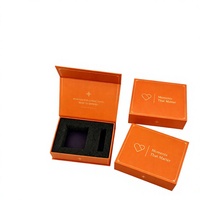 Boîte cosmétique en verre UV avec logo personnalisé, écologique, dorée à chaud, emballage rigide de luxe, petite taille pour parfum, bougie, huile corporelle, huile capillaire