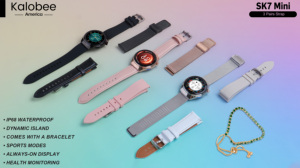 Mini montre intelligente 43mm Autonomie de la <span class=keywords><strong>batterie</strong></span> de 14 jours GPS, application de fitness AI activée, suivi de la fréquence cardiaque et de la santé du sommeil Trackers d'activité - Product Image 3