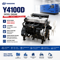 YANGDONG Y4100D Dieselmotor 30kW 36kW 1500U/min 1800U/min 4-Zylinder Wassergekühlt Saugmotor für Generatoren
