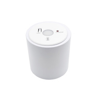 Plafonnier LED d'urgence encastré avec boîtier ABS, batterie de secours rechargeable non entretenue, couvercle de rechange pour surface