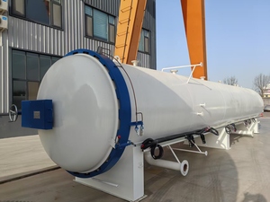 Nồi hấp tự động nhỏ bằng gỗ ASME và CE, điều khiển bằng PLC, có động cơ và bạc đạn dùng để tẩm gỗ - Product Image 2