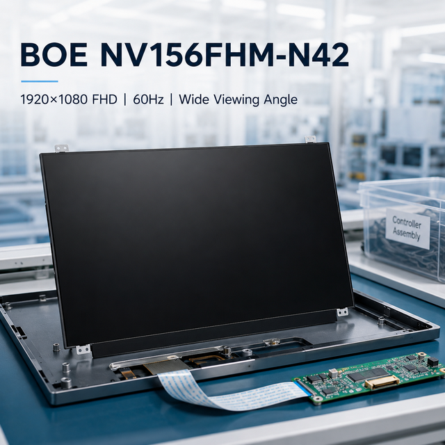 Original BOE NV156FHM-N42 15.6" Slim 30pin Full HD FHD IPS Screen Laptop Screen Laptop LCD Monitors